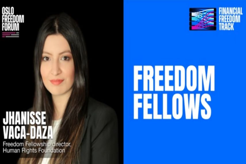 La defensora de derechos humanos Jhanisse Vaca Daza.