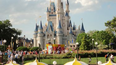 Vista parcial del castillo de Cenicienta.