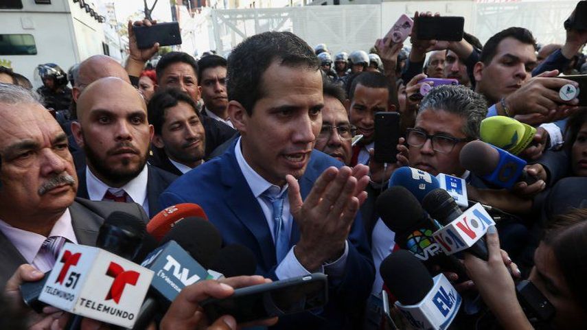 El presidente encargado de Venezuela, Juan Guaid&oacute;.