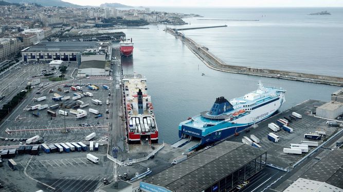 Buque de la naviera francesa CMA CGM.