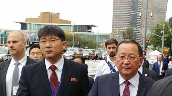 Titular de Asuntos Exteriores de Corea del Norte, Ri Yong ho:&nbsp;Las continuas sanciones están profundizando nuestra desconfianza