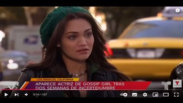 La actriz Chanel Maya Banks, de la serie “Gossip Girl”.