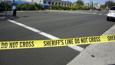 Vista de la sinagoga Chabad en Poway, California, donde un tiroteo calificado como crímen de odio dejó una persona muerta y tres heridas este sábado 27 de abril de 2019.