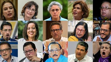 Opositores al régimen de Nicaragua.&nbsp;