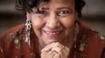 La invitada de honor de la 36ª edición del festival Cinelatino, la actriz, productora, directora, titiritera, profesora, dramaturga, cantante y compositora mexicana Teresa Sánchez posa durante una sesión de fotos en Toulouse, suroeste de Francia, el 18 de marzo de 2024.