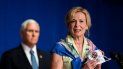 La doctora Deborah Birx, líder de la comisión a cargo de la lucha contra la pandemia en Estados Unidos, en un evento en Washington el 8 de julio del 2020. La doctora Deborah Birx, líder de la comisión a cargo de la lucha contra la pandemia en Estados Unidos, en un evento en Washington el 8 de julio del 2020.