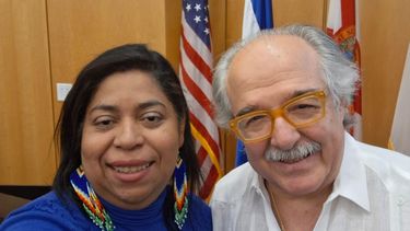 Anexa Alfred Cunningham, demócrata nicaragüense y líder indígena junto con Asdrúbal Aguiar, jurista, político y escritor venezolano.&nbsp;