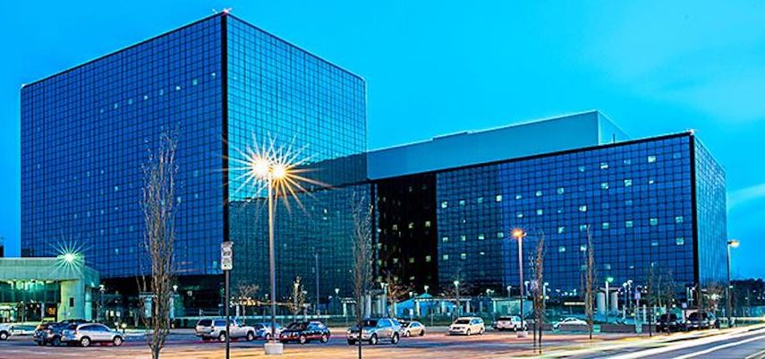 Edificio de la Agencia Nacional de Seguridad, en Fort Meade, Maryland.
