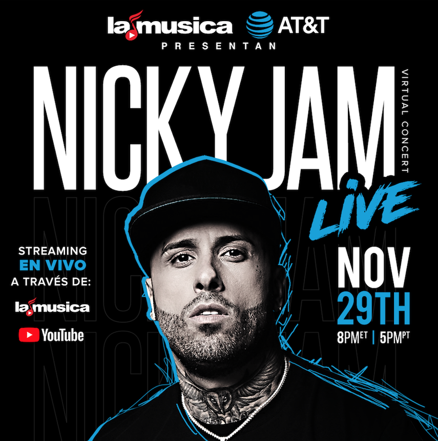 Nicky Jam interpreta sus grandes hits en La música live&nbsp;