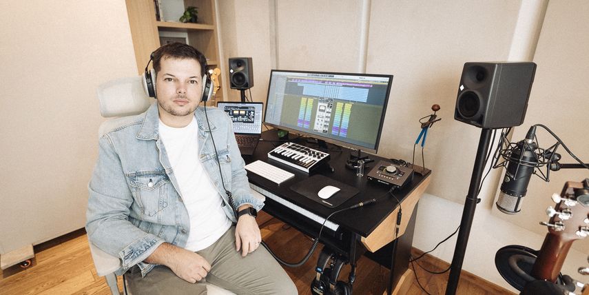 El músico y cantautor Santiago Sposto.&nbsp;