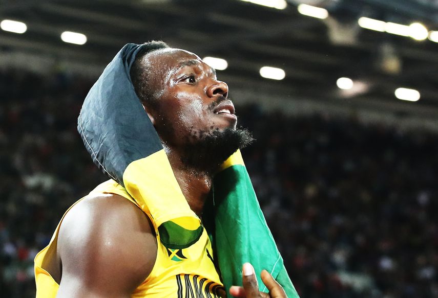 Bolt no pudo cumplir la meta de abandonar las pistas de los 100 metros en lo más alto del podio.&nbsp;