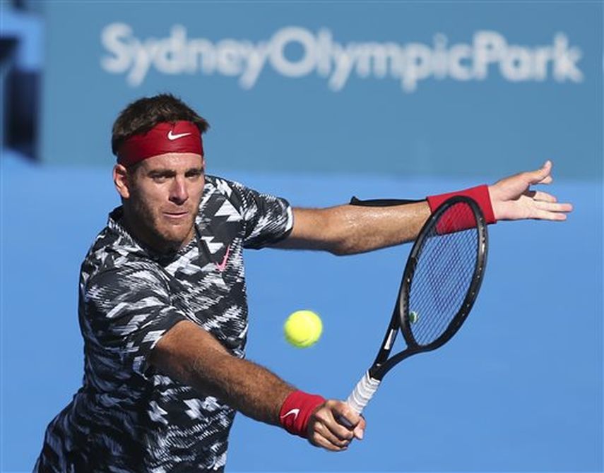 Del Potro perdió en su tercer partido jugado luego de una operación. (AP)