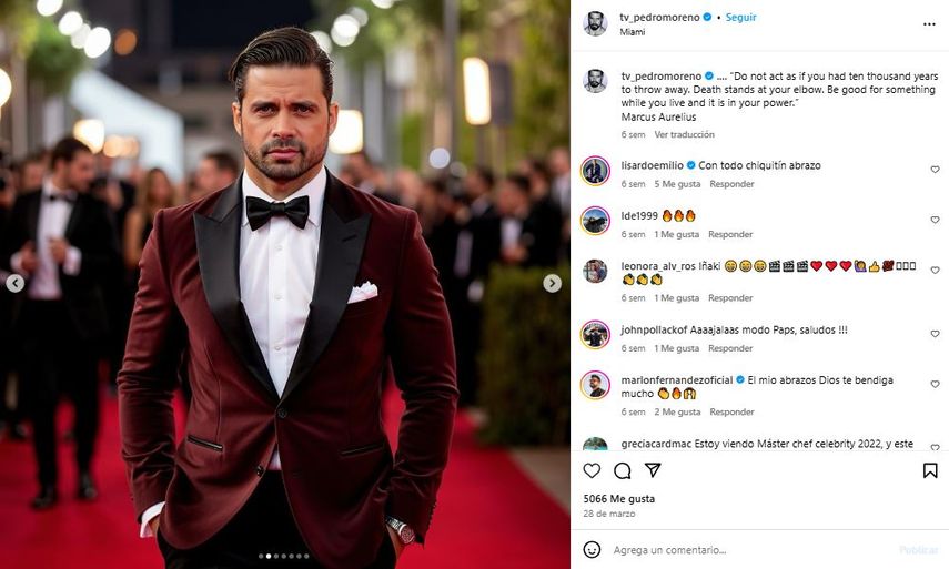 El actor Pedro Moreno.&nbsp;