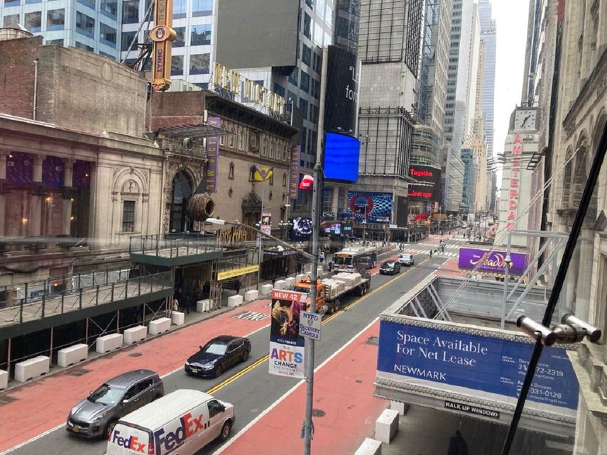 La 42 calle de Manhattan, Nueva York.&nbsp;