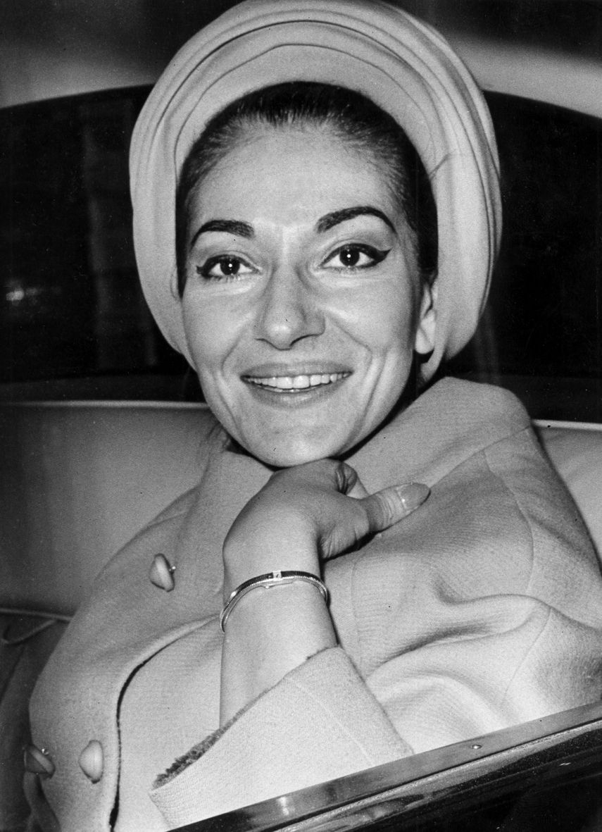 La cantante de ópera María&nbsp;Callas.