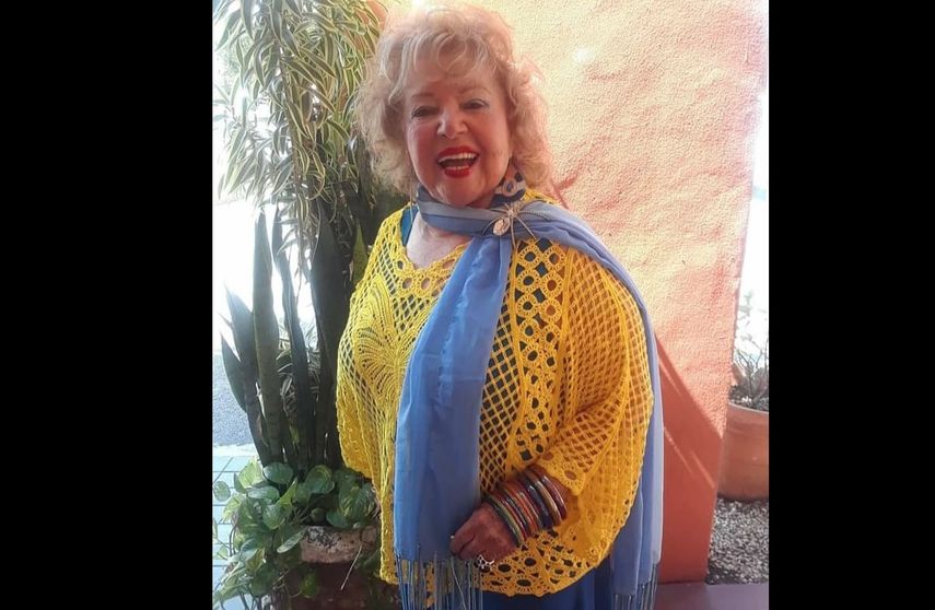 La actriz y presentadora cubana Martha Casañas, precursora de la radio hispana en Miami.