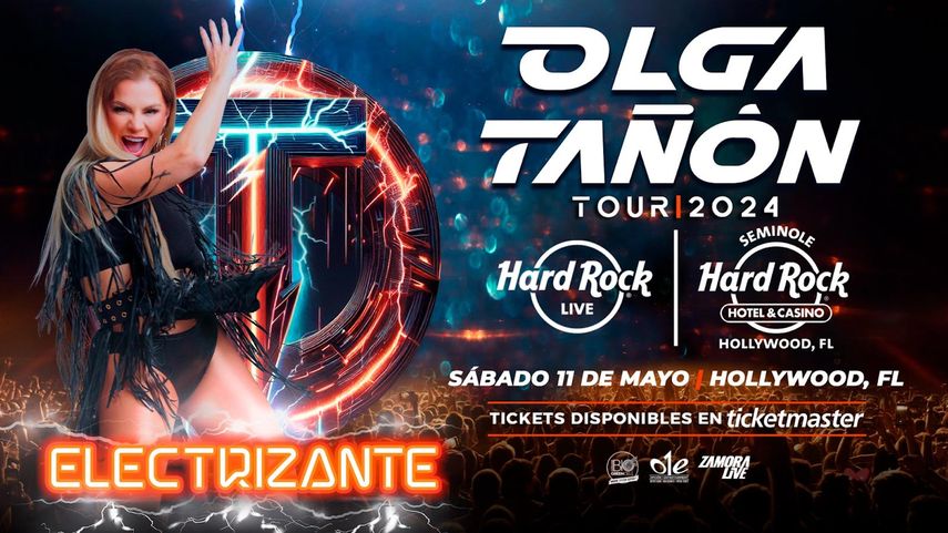 Olga Tañón se presenta en Hard Rock Live en Hollywood, Florida, el sábado 11 de mayo de 2024.&nbsp;