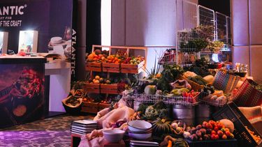 Área donde los concursantes recogen los ingredientes.