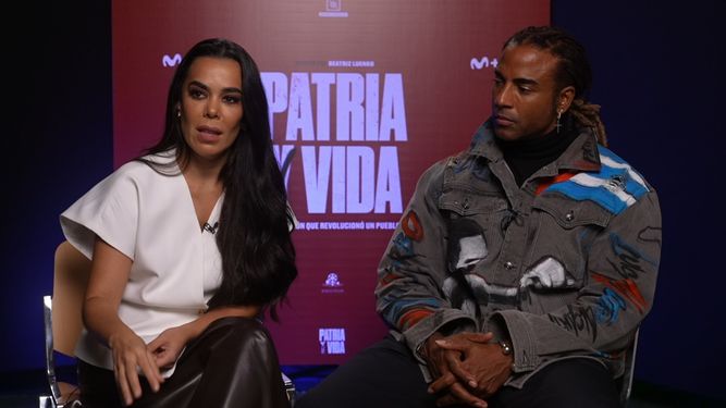 Beatriz Luengo y Yotuel hablan sobre el documental Patria y Vida en entrevista con Europa Press.