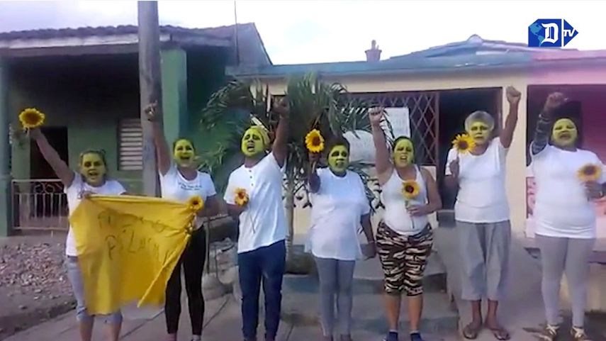 Los&nbsp;opositores&nbsp;cubanos realizaron ayunos, vigilias, plantones y pintaron sus rostros de color amarillo en señal de protesta.