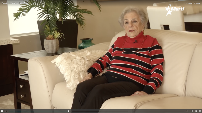 Hoy, a sus casi 99 años de edad, Helen Arias recuerda su ardua e imprescindible labor dentro del programa Pedro Pan.