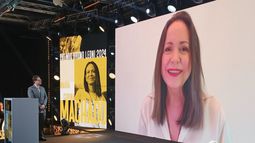 La líder de la oposición venezolana, María Corina Machado, fue galardonada con el premio Bruno Leoni 2024