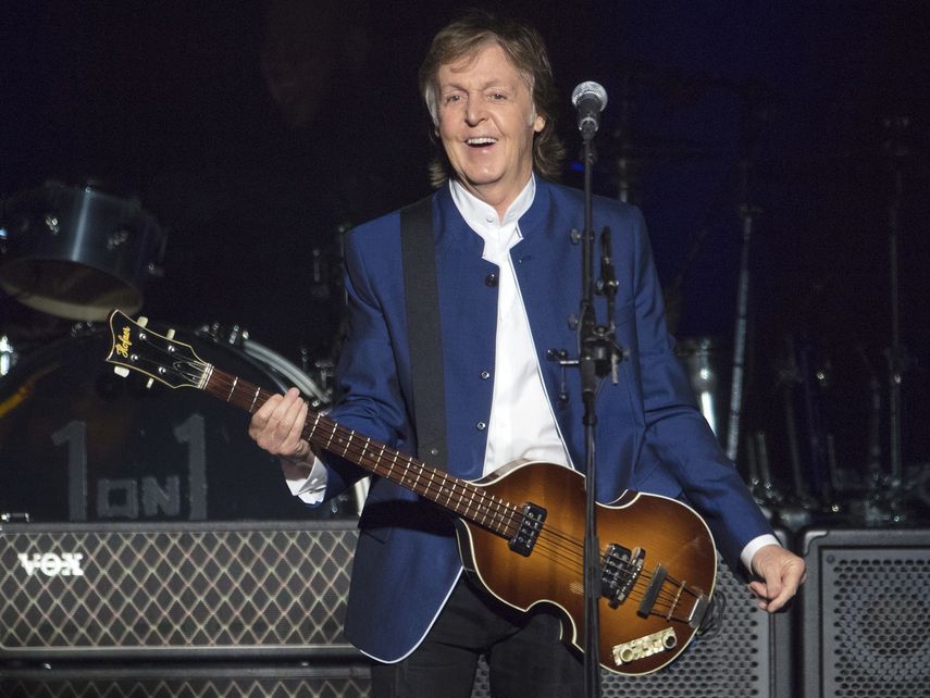 En esta foto del 10 de julio del 2017, Paul McCartney durante un concierto en Tampa, Florida.&nbsp;