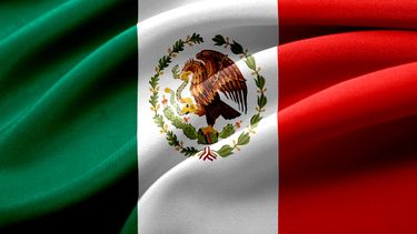 La actual bandera de México