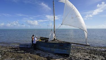 Balseros cubanos llegando a Florida.&nbsp;