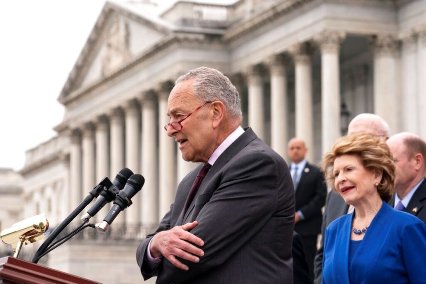 Chuck Schummer, el líder demócrata del Senado y coautor del proyecto de Ley de Reducción de Inflación 2022