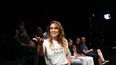 Erika de la Vega, durante un ensayo con público de Puras cosas maravillosas en el Colony Theatre, en Miami Beach, en 2018.