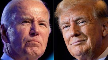El presidente Joe Biden y el expresidente Donald Trump.