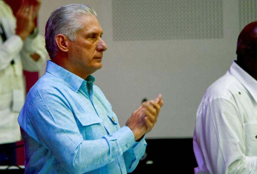 El dictador de Cuba, Miguel Díaz-Canel