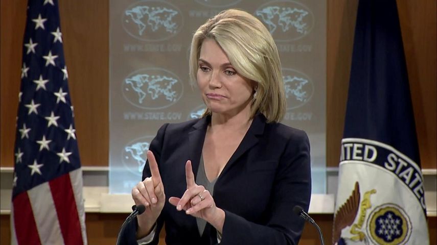 Heather Nauert, portavoz del Departamento de Estado de los EEUU.