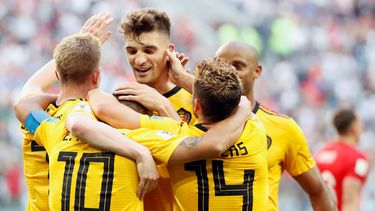 Con los goles de&nbsp;Thomas Meunier y Eden Hazard,&nbsp;mejoró su historia en un Campeonato del Mundo