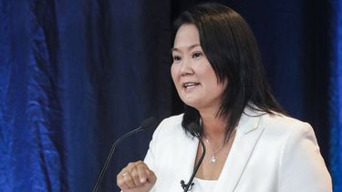 La candidata presidencial Keiko Fujimori.