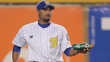 Santana sólo hizo una presentación en su regreso al béisbol profesional (José Cohen)