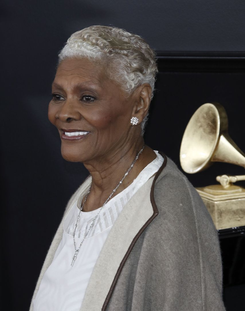 Dionne Warwick a su llegada al Staples Center de LA.&nbsp;