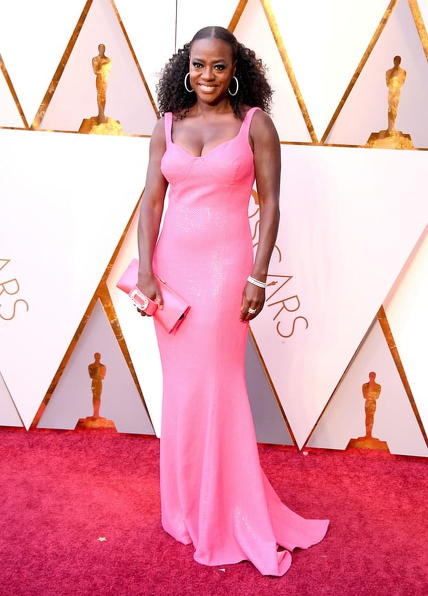 Viola Davis dejó a todos sin habla cuando se apareció en la Alfombra Roja.