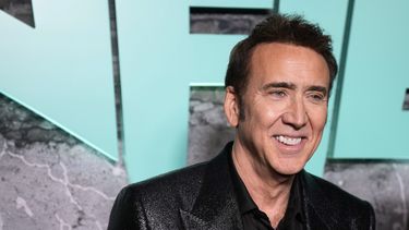 El actor hollywoodense Nicolas Cage en el estreno en Nueva York de la comedia de terror Renfield, en la que interpreta a Drácula.&nbsp;