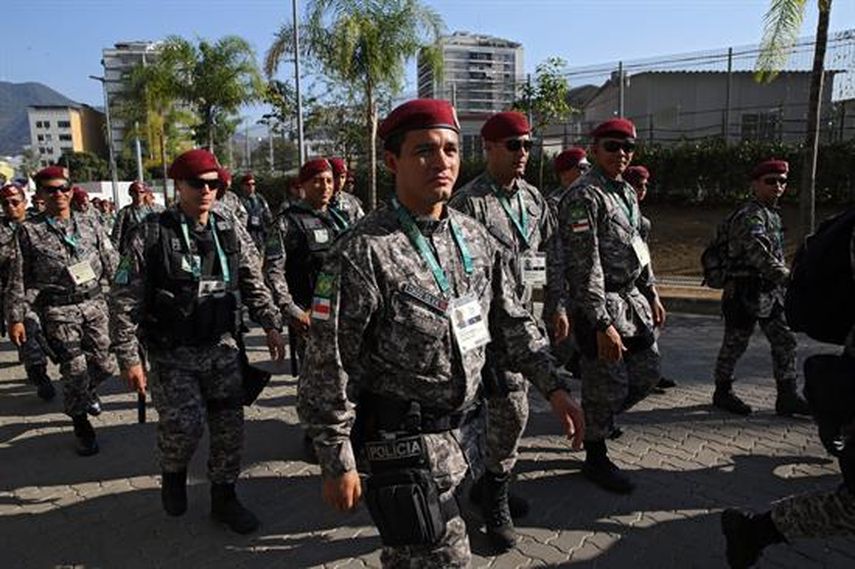 90.000 efectivos de seguridad resguardarán los 21 días de la competición. (EFE)
