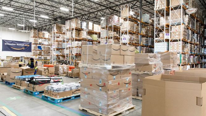 Imagen del Centro de Asistencia para Desastres creado por Amazon.&nbsp;