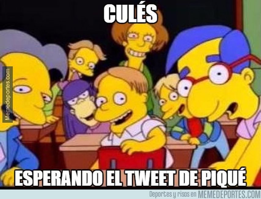 Los fanáticos del Barcelona disfrutaron este resultado quizás más que los del Wolfburgo. (TWITTER)