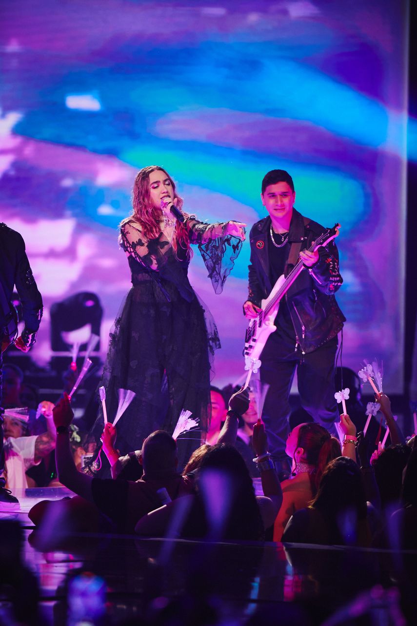 Ela Taubert se presenta en la edición 21 de Premios Juventud desde el Coliseo de Puerto Rico José Miguel Agrelot, el 25 de julio de 2024.