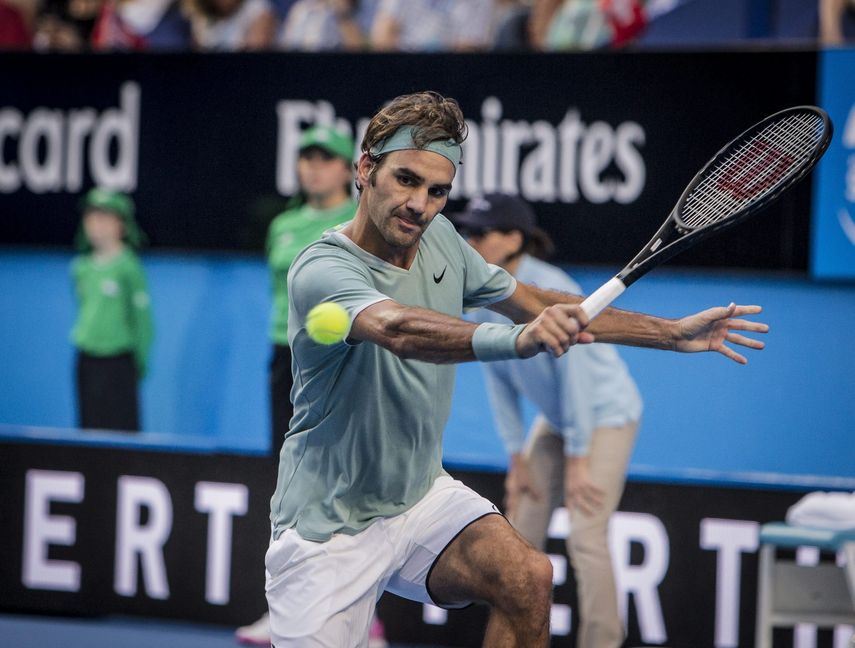 Federer reapareció en Australia luego de 6 meses de ausencia en el circuito por lesión