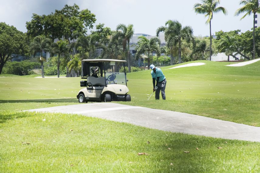 El campo de golf Melreese descansa sobre un antiguo vertedero municipal.