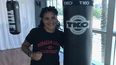 Melissa Hern&aacute;ndez en el Continuum Sporting Club, en Miami Beach, donde se prepara para conquistar su s&eacute;ptimo t&iacute;tulo mundial de boxeo.&nbsp;