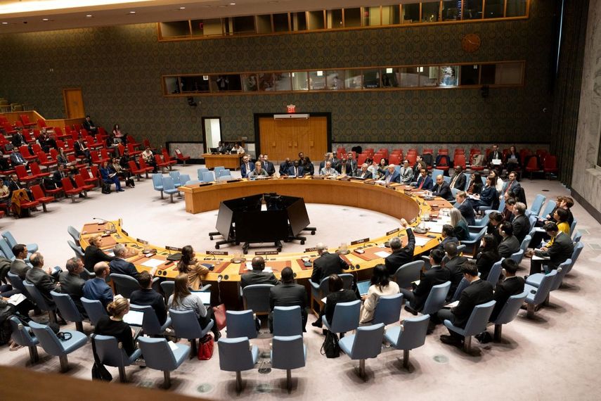 Pleno del Consejo de Seguridad de la ONU.