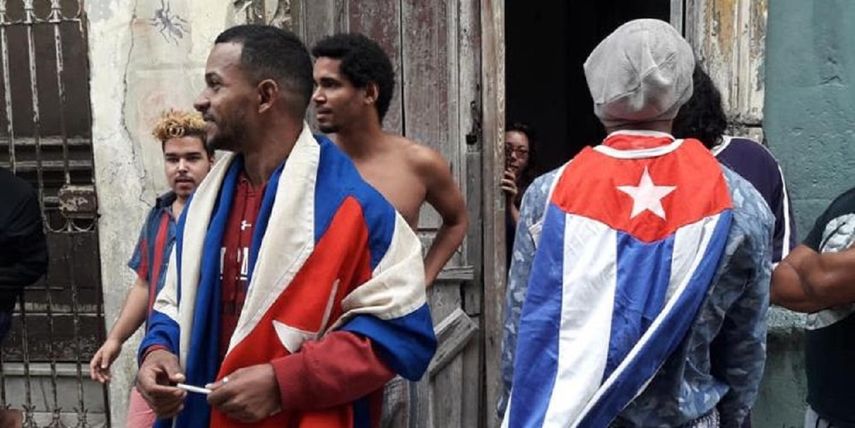 Integrantes del Movimiento San Isidro en Cuba.&nbsp;