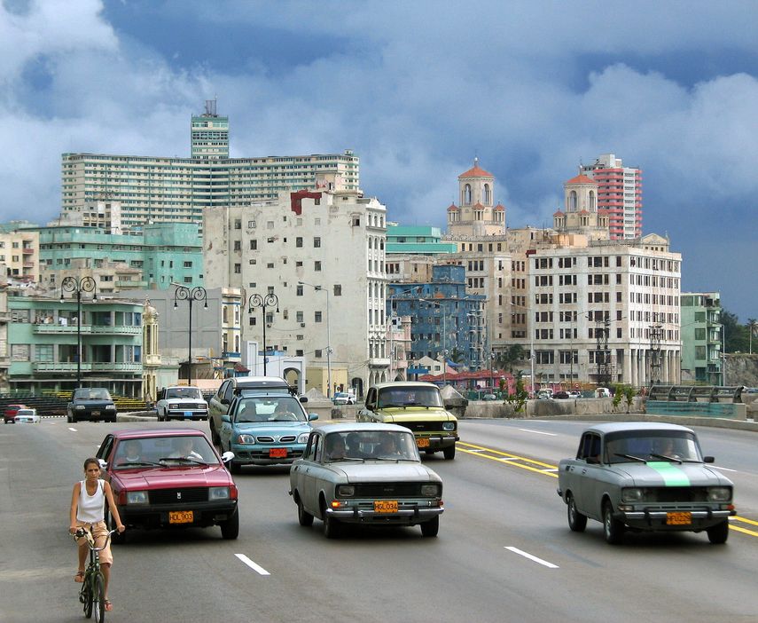 Vista parcial de La Habana, Cuba.